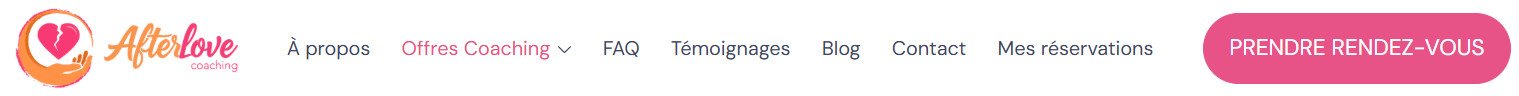 Menu header Prendre rendez-vous FAQ
